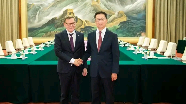 Han Zheng et Johann Wadephul